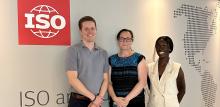 SCC and ISO staff pose at the AI for Good Summit